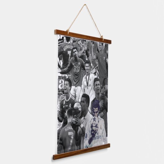 poster CR7 Hangend Wandkleed (Gebogen)