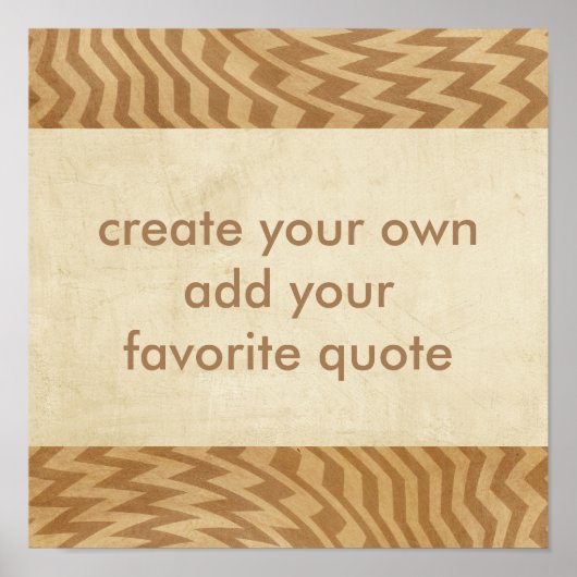 poster creëer je eigen ontwerp met een stijl in no (Voorkant)