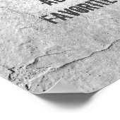 poster creëer je eigen quote gekraakt stucco desig (Hoek)