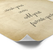 poster creëer je eigen verstoorde textuur sepia (Hoek)