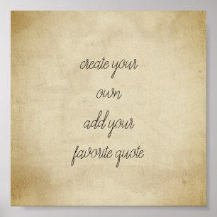 poster creëer je eigen verstoorde textuur sepia