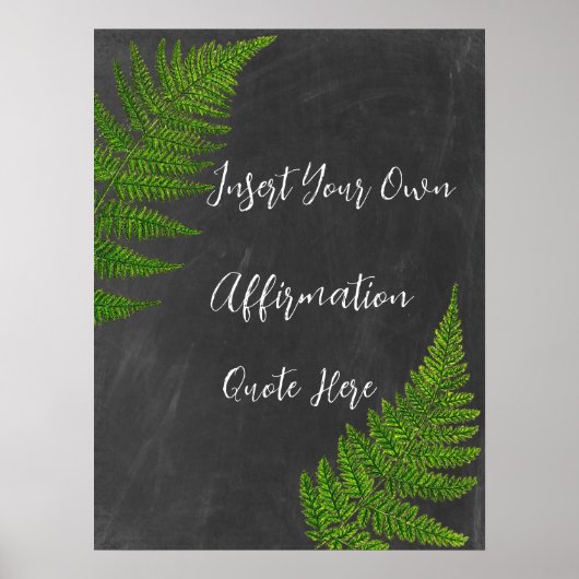  Poster Creëer Uw Eigen Bevestiging (Voorkant)