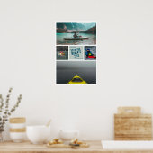 Poster Creëer uw eigen kajakken foto afdrukken (Keuken)