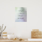 poster creëer uw eigen offerte over waterverf (Keuken)