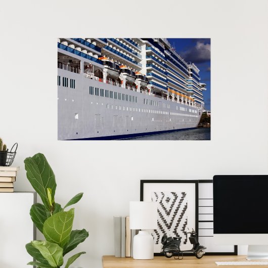 Poster cruiseschip (Thuiskantoor)