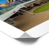 Poster | Cruiseschip in de haven van Sydney (Hoek)