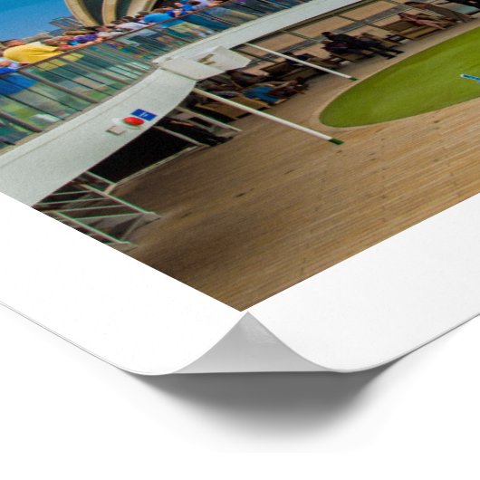 Poster | Cruiseschip in de haven van Sydney (Hoek)