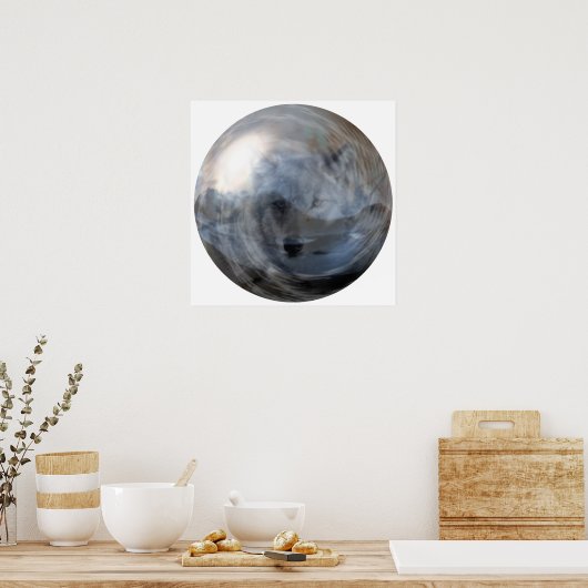 Poster Crystal Ball Wolf (Keuken)