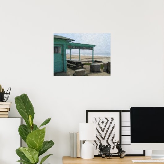 poster "Crystal Cove Shack" (Thuiskantoor)