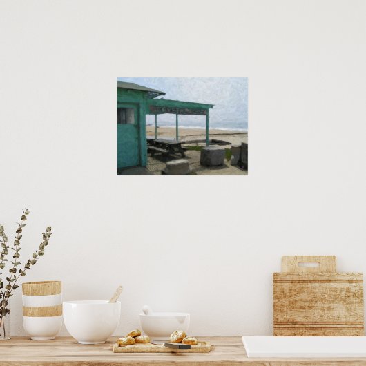 poster "Crystal Cove Shack" (Keuken)