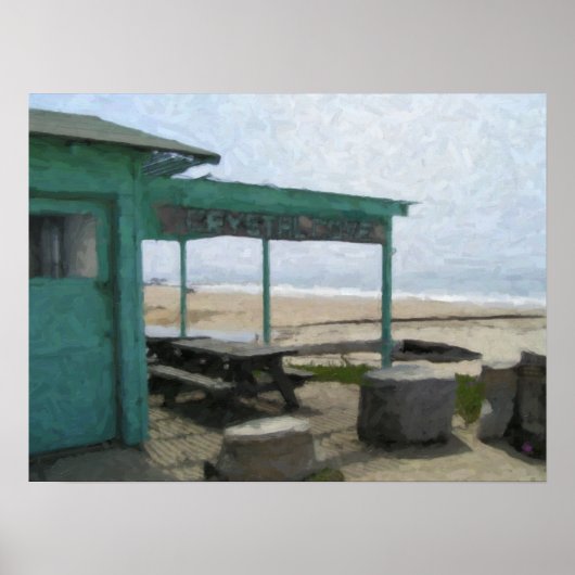 poster "Crystal Cove Shack" (Voorkant)
