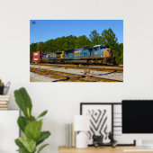 POSTER CSX-trein (Thuiskantoor)
