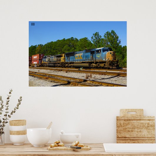 POSTER CSX-trein (Keuken)