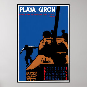 Poster Cuba Playa Giron 1975 Eerste nederlaag van