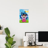 Poster Cute Fairy Princess (Thuiskantoor)