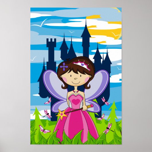Poster Cute Fairy Princess (Voorkant)