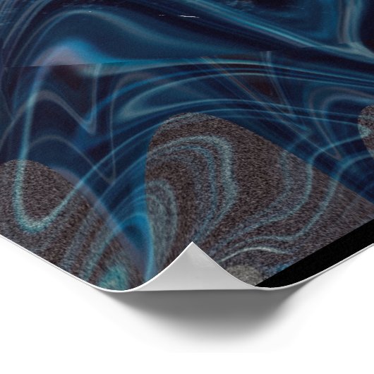 Poster Cute Labradoodle Dog &Text (Hoek)