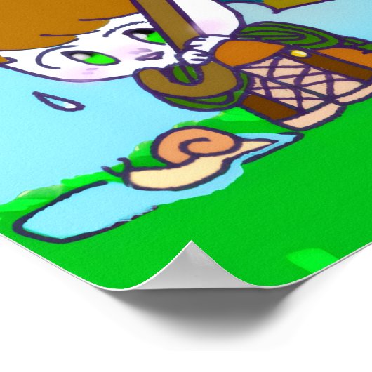 poster, cute original character styoa the rabbit poster (Hoek)