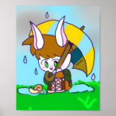 poster, cute original character styoa the rabbit poster (Voorkant)