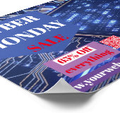 Poster - Cyber Maandag Verkoop (Hoek)