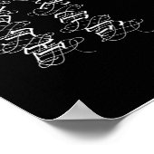 poster cyrillisch alfabet gothische kalligrafie (Hoek)