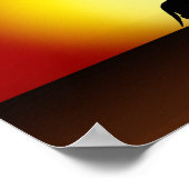 poster "Dachshund Sunset" (Hoek)