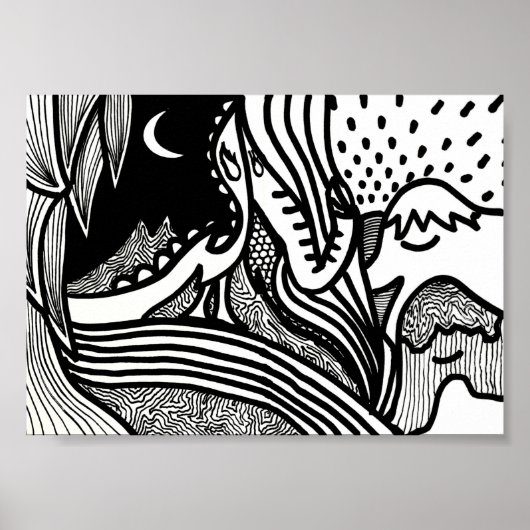 poster "DAG EN NACHT" (Voorkant)