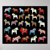 Poster Dala Horse (Voorkant)