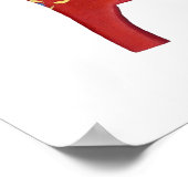 Poster Dala Horse (Hoek)
