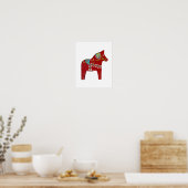 Poster Dala Horse (Keuken)