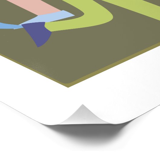 poster dancing people (Hoek)