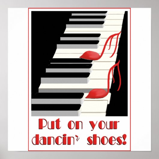 Poster DANCIN'SHOES (Voorkant)