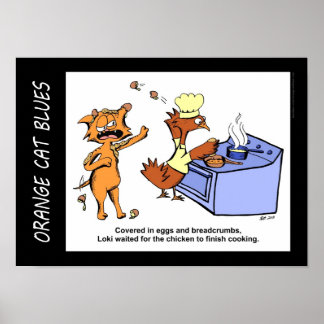 poster "Dangling Pawticiple" Comic Strip
