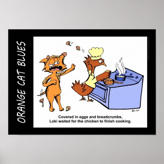 poster "Dangling Pawticiple" Comic Strip (Voorkant)