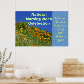 Poster Dank je voor de viering van de Nationale Ve (Keuken)