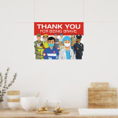 POSTER DANK U VOOR HET BRAVE 18x24 (Keuken)