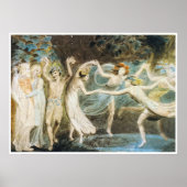 Poster Dansende Fairies van William Blake (Voorkant)