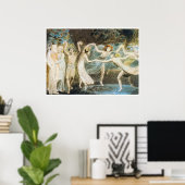 Poster Dansende Fairies van William Blake (Thuiskantoor)