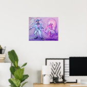 Poster danseres (Thuiskantoor)