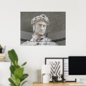 Poster Dante Alighieri met een inspirerend prijsop (Thuiskantoor)