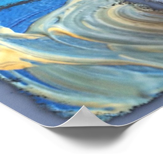 Poster dat jonge handen kunst creëert. (Hoek)