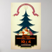 Poster dat reizen door de metro van londen bevorde (Voorkant)