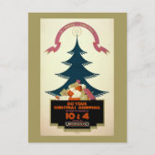 Poster dat reizen door de metro van londen bevorde briefkaart (Voorkant)