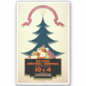 Poster dat reizen door de metro van londen bevorde sticker (Voorkant)