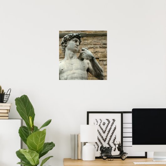 Poster David 1 van Michelangelo (Thuiskantoor)