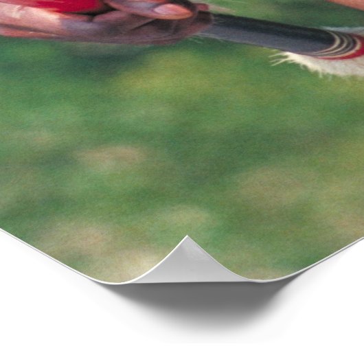 Poster, David Adomah als "De Afrikan" Poster (Hoek)