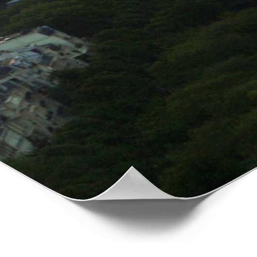 Poster - Dawn in Paris Eiffel Tower (Hoek)