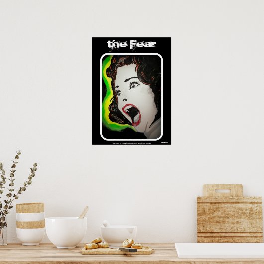 poster "de angst" (Keuken)