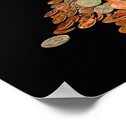 POSTER - DE BANK - PIGGY BANK BROKEN (Hoek)