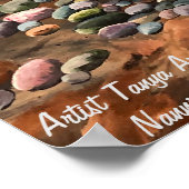 Poster de beek originele hand geschilderd (Hoek)